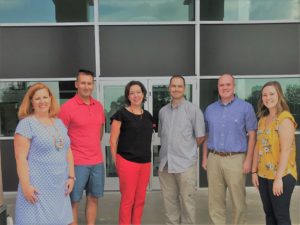 HomeFront Strong staff with leaders from the Michigan National Guard at at community mental health provider training in Traverse City in July 2018