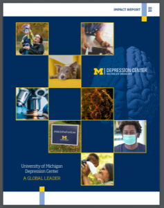Image of the cover of the Depression Center's 2020 Impact Report