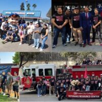 Collage of the Fresno City College PAVE team at various PAVE events