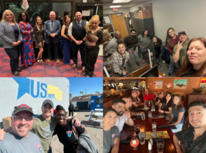 4 Images of the University of Nevada Las Vegas PAVE Team in a collage.