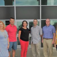 HomeFront Strong staff with leaders from the Michigan National Guard at at community mental health provider training in Traverse City in July 2018
