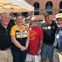 M-SPAN staff and supporters at September 15th UM Football tailgate