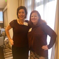 Michelle Kees and Jennifer Lamb at BMSF Grantee Summit